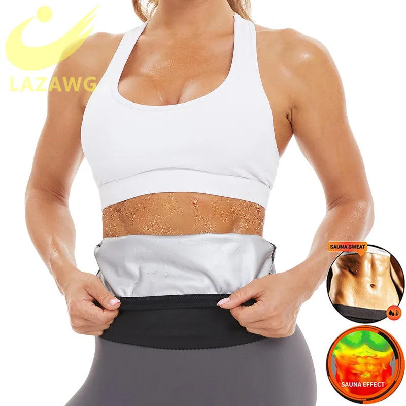 LAZAWG Women Sauna Strap Waist Trainer Belt Gym Slimming Sweat Waist Wrap Fajas Silver Coating Cinchers Shapewear Corset Shaper
LAZAWG Women Sauna Strap Waist Trainer Belt Gym Slimming Sweat Waist Wrap Fajas Silver Coating Cinchers Shapewear Corset Shaper
