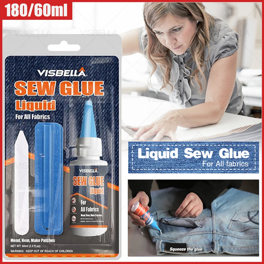 180/60ml Liquid Glue Instant Fabric Leather Fast Drying Glue Super Sew Glue Kit Stitch Liquid Sewing Supplies Universal Glue
180/60ml Liquid Glue Instant Fabric Leather Fast Drying Glue Super Sew Glue Kit Stitch Liquid Sewing Supplies Universal Glue
