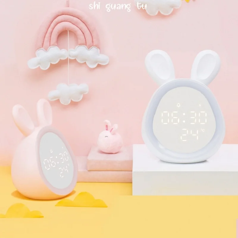 Electronic LED music alarm clock, small program control alarm clock, USB smart alarm clock with night light, alarm clock
Electronic LED music alarm clock, small program control alarm clock, USB smart alarm clock with night light, alarm clock
