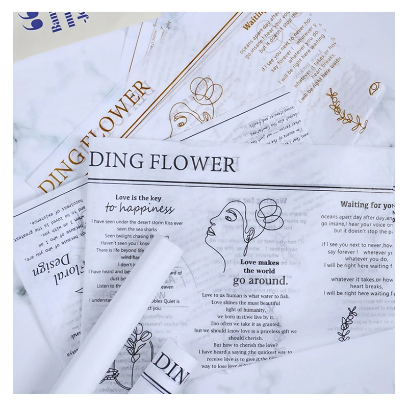 Thicken Flower Bouquet Lining Tissue Gift Wrapping Paper Backing Paper 20 sheets 50x70cm
Thicken Flower Bouquet Lining Tissue Gift Wrapping Paper Backing Paper 20 sheets 50x70cm