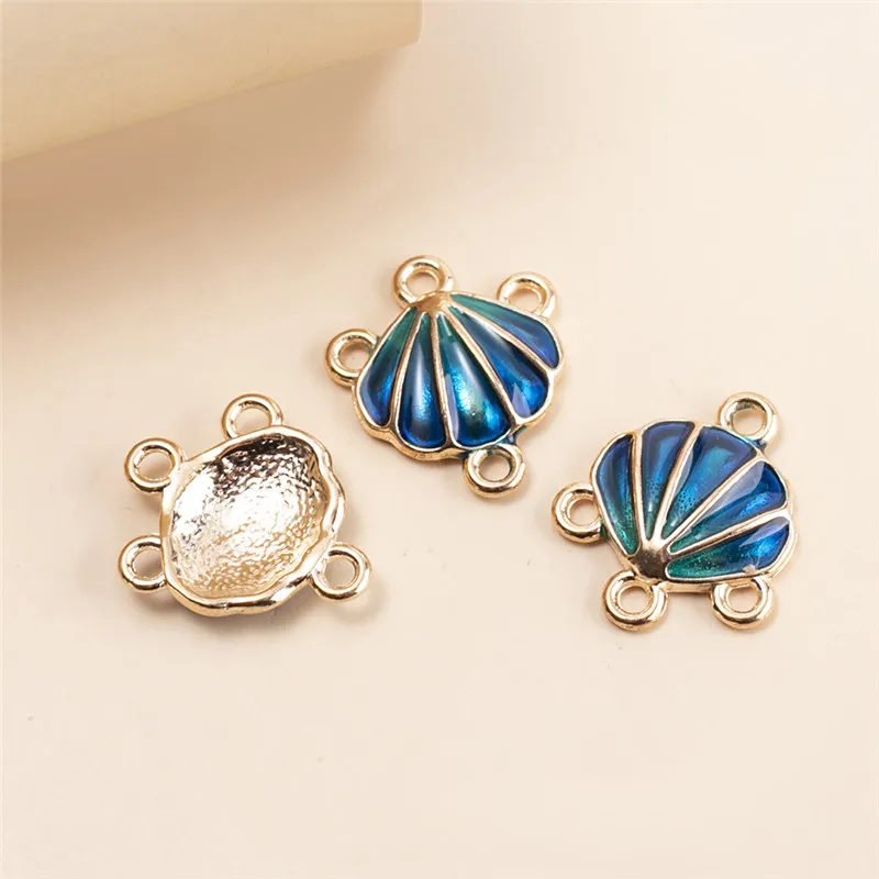 10pcs/lot Enamel Shell Charms Connectors Pendant DIY Bracelet Necklace For Jewelry Making Accessories
10pcs/lot Enamel Shell Charms Connectors Pendant DIY Bracelet Necklace For Jewelry Making Accessories