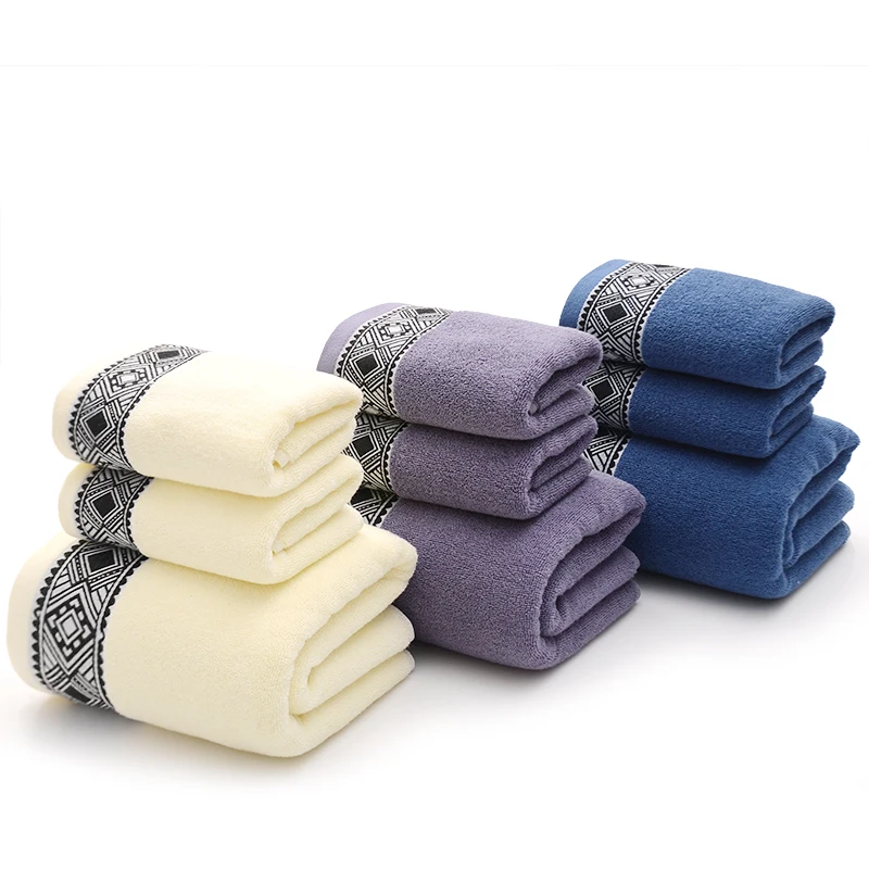 High quality embroidery towel sets 3PCS bath towel gift set 100% cotton luxury hotel bath towels sets
High quality embroidery towel sets 3PCS bath towel gift set 100% cotton luxury hotel bath towels sets