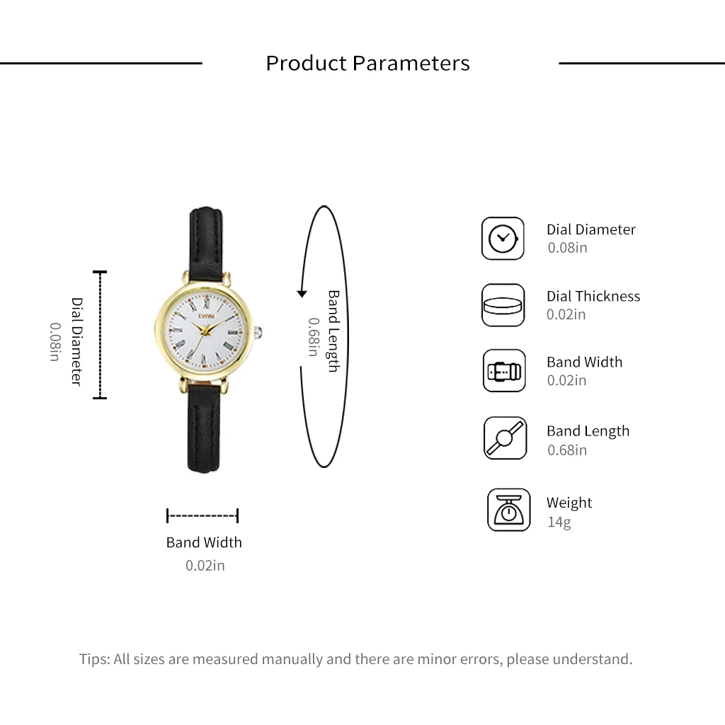 Fashion Women Quartz Movement Casual Small and Light Watch Dress Number Watch Ladies Sports Quartz Wristwatch Gift
Fashion Women Quartz Movement Casual Small and Light Watch Dress Number Watch Ladies Sports Quartz Wristwatch Gift