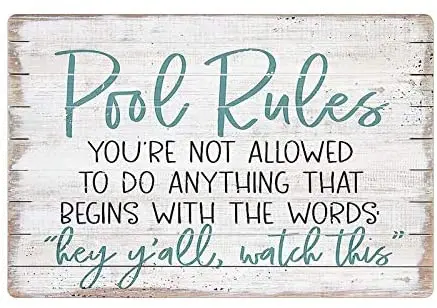Pooe Ruees Retro Vintage Bar Signs Tin Sign Vintage Art Metal Poster Retro Vintage 8x12 inch
Pooe Ruees Retro Vintage Bar Signs Tin Sign Vintage Art Metal Poster Retro Vintage 8x12 inch