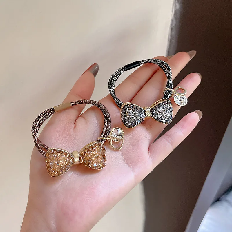 New retro rhinestone bow hair ring full of rhinestone hair rope fashion net red tie hair rope ball head rope
New retro rhinestone bow hair ring full of rhinestone hair rope fashion net red tie hair rope ball head rope