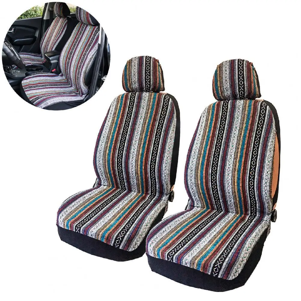 2 Set Car Seat Cushion Elastic Easy to Install Skin-friendly Ethnic Style Universal Car Seat Cover for SUV
2 Set Car Seat Cushion Elastic Easy to Install Skin-friendly Ethnic Style Universal Car Seat Cover for SUV