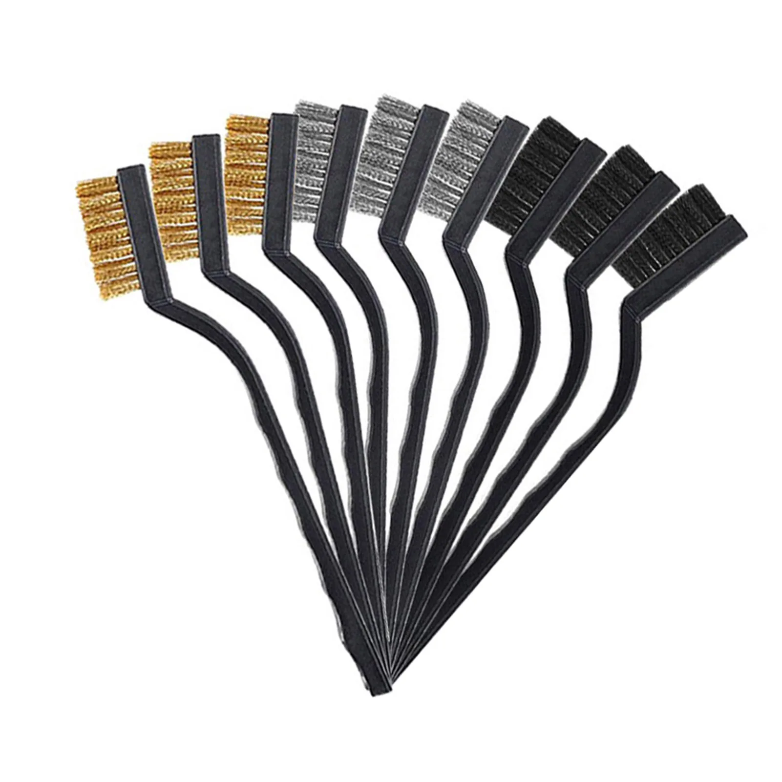Wire Brush Set Durable Easy Operation Non-Slip Handle Long Lasting Convenient for Cleaning Welding Slag Rust SAL99
Wire Brush Set Durable Easy Operation Non-Slip Handle Long Lasting Convenient for Cleaning Welding Slag Rust SAL99
