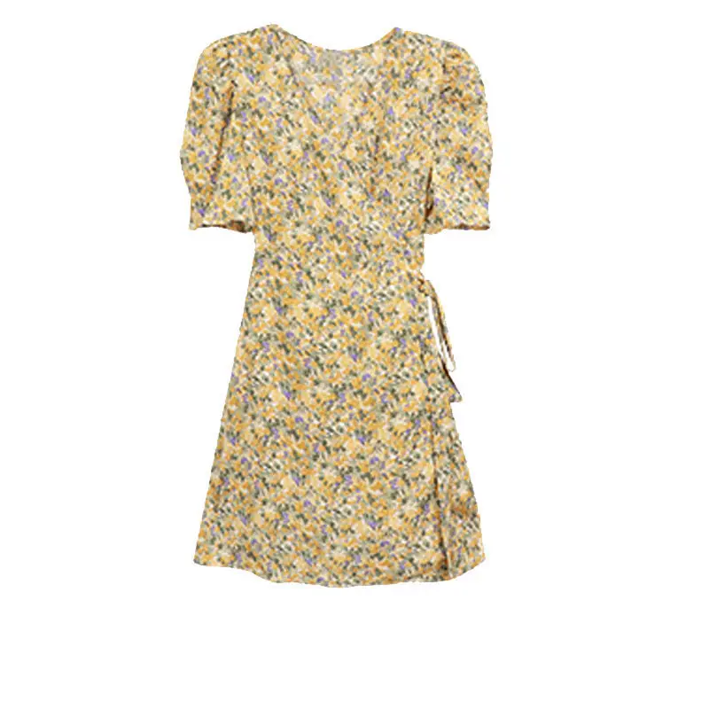 2021 New spring and summer floral dress retro women slimming A-line skirt v-neck short sleeve mid-length style print large size
2021 New spring and summer floral dress retro women slimming A-line skirt v-neck short sleeve mid-length style print large size