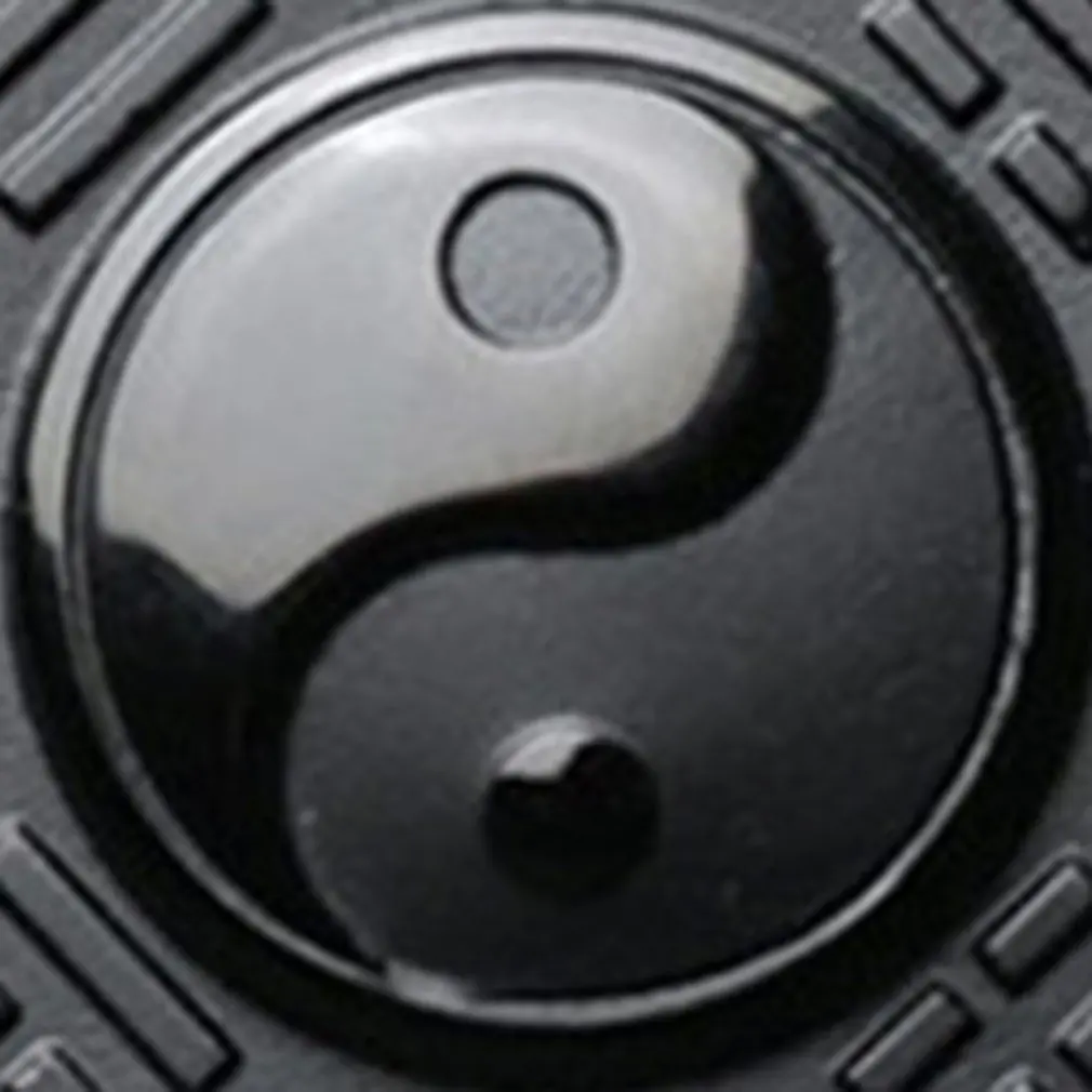 Black Obsidian Bagua Necklace Pendant Yin Yang Jade Jewelry With Beads Chain Drop Ship Men's | Украшения и аксессуары