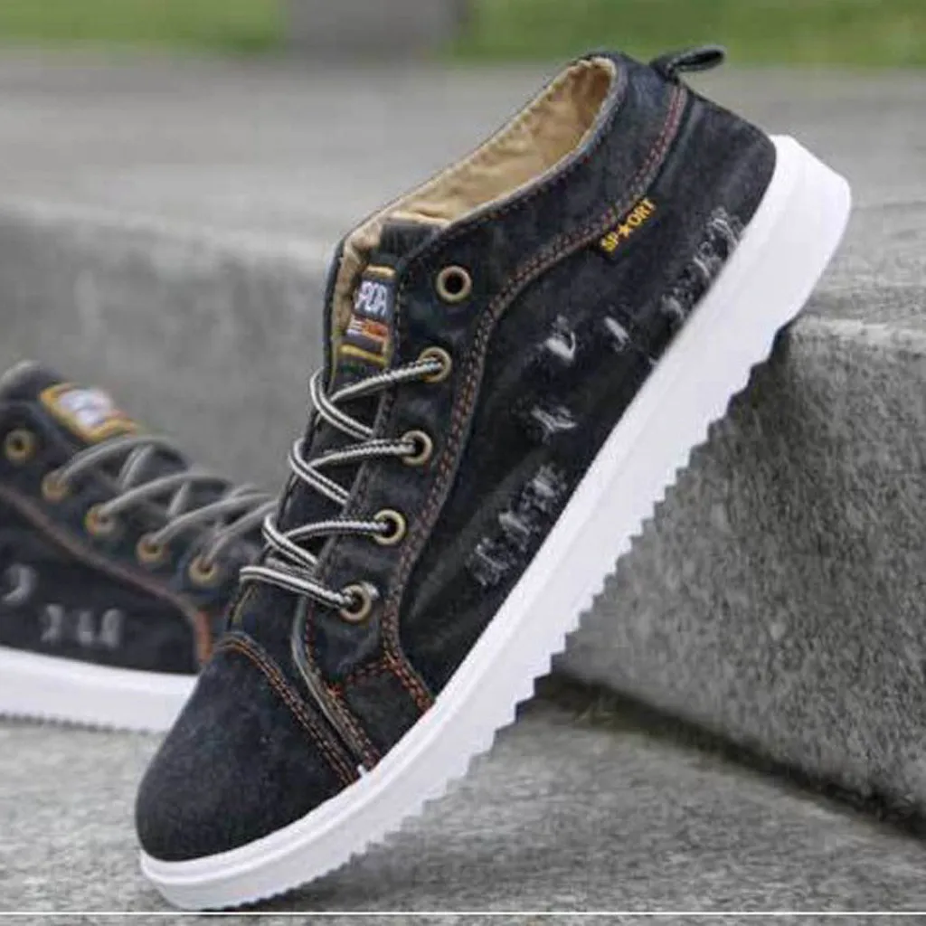 Large Size Men Casual Shoes Denim Canvas Sneakers Men High Top Sneakers Shoes Breathable Trainers Men Shoes Zapatillas Hombre
Large Size Men Casual Shoes Denim Canvas Sneakers Men High Top Sneakers Shoes Breathable Trainers Men Shoes Zapatillas Hombre
