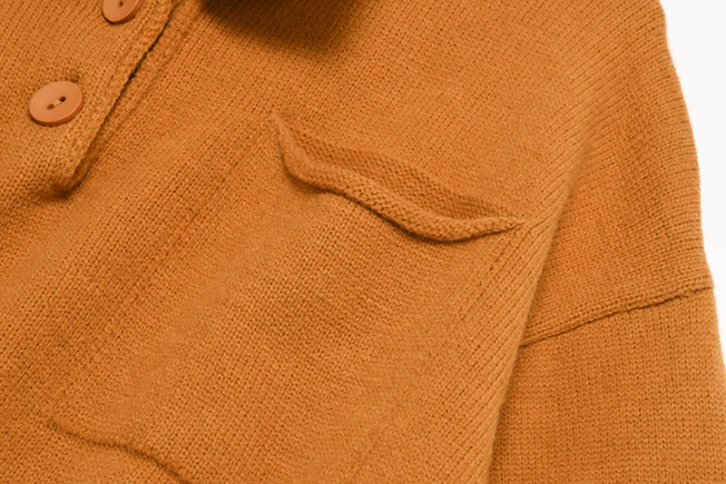 Short Knitting Beige Sweater Loose Fit Lapel Long Sleeve Women Pullovers New Fashion Tide Autumn Winter 2021 1DD1911
Short Knitting Beige Sweater Loose Fit Lapel Long Sleeve Women Pullovers New Fashion Tide Autumn Winter 2021 1DD1911