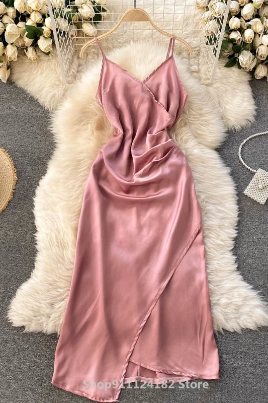 South Korea Spring 2021 New Strap Dress Sexy Strapless Slim Slimming Ladies Temperament Irregular Skirt
South Korea Spring 2021 New Strap Dress Sexy Strapless Slim Slimming Ladies Temperament Irregular Skirt