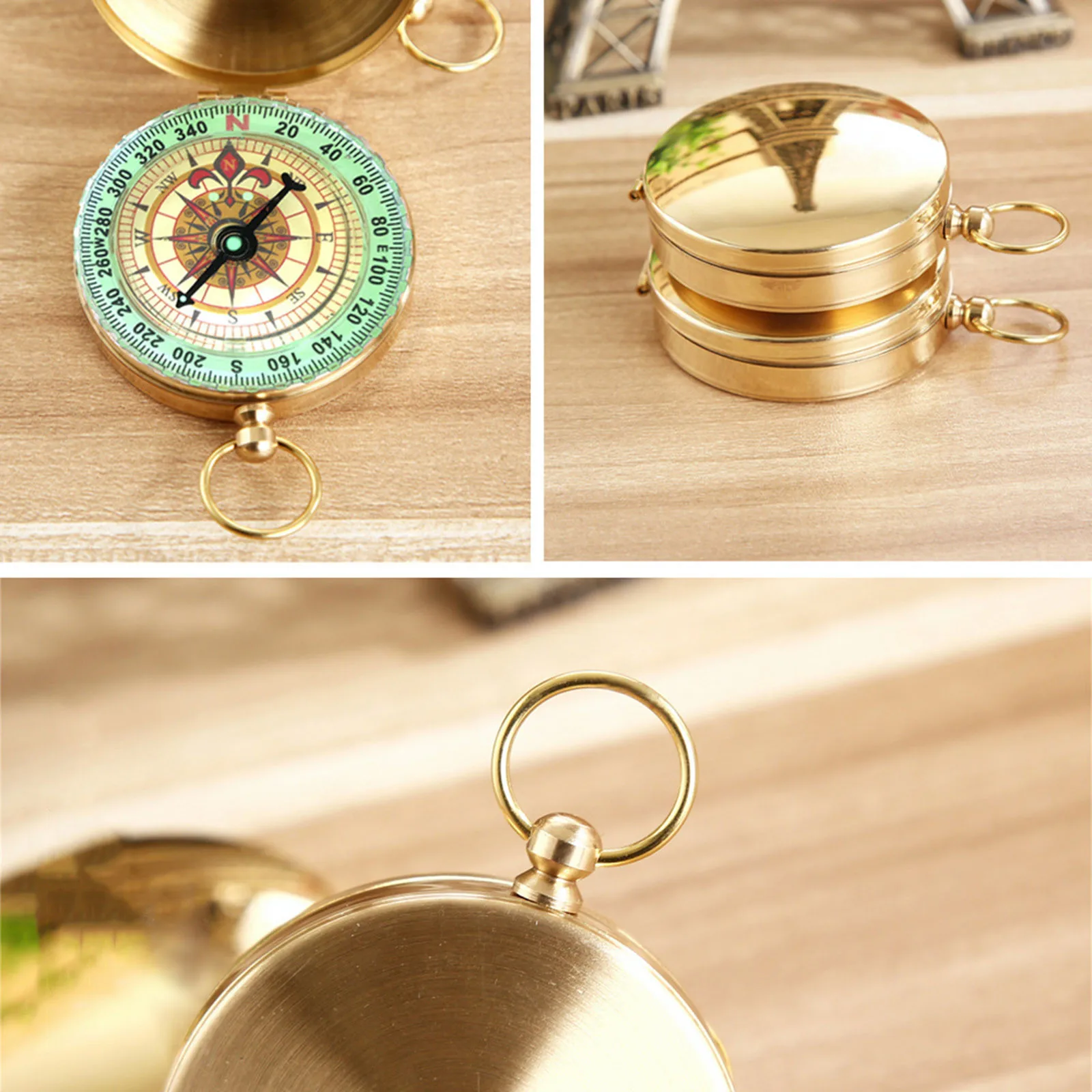 Compass Outdoor Multi-Function with Luminous Pocket Watch Type Pure Copper Flip Metal Pocket Watch Flip Compass
Compass Outdoor Multi-Function with Luminous Pocket Watch Type Pure Copper Flip Metal Pocket Watch Flip Compass