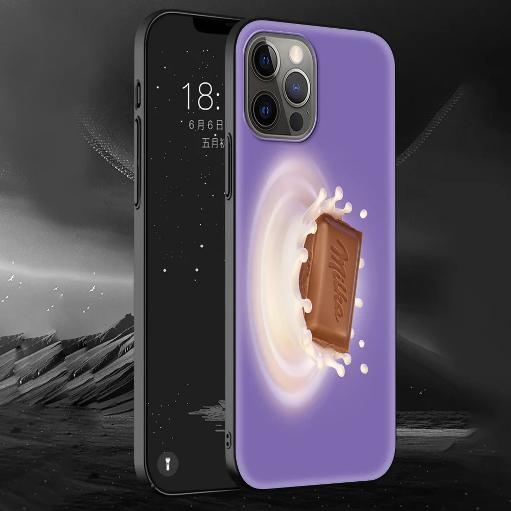 Chocolate Milka Luxury Silicone Case for iPhone 11 12 Pro MAX 7 8 Plus XR XS MAX X 6 6S Plus Smartphone Accessories Cover
Chocolate Milka Luxury Silicone Case for iPhone 11 12 Pro MAX 7 8 Plus XR XS MAX X 6 6S Plus Smartphone Accessories Cover
