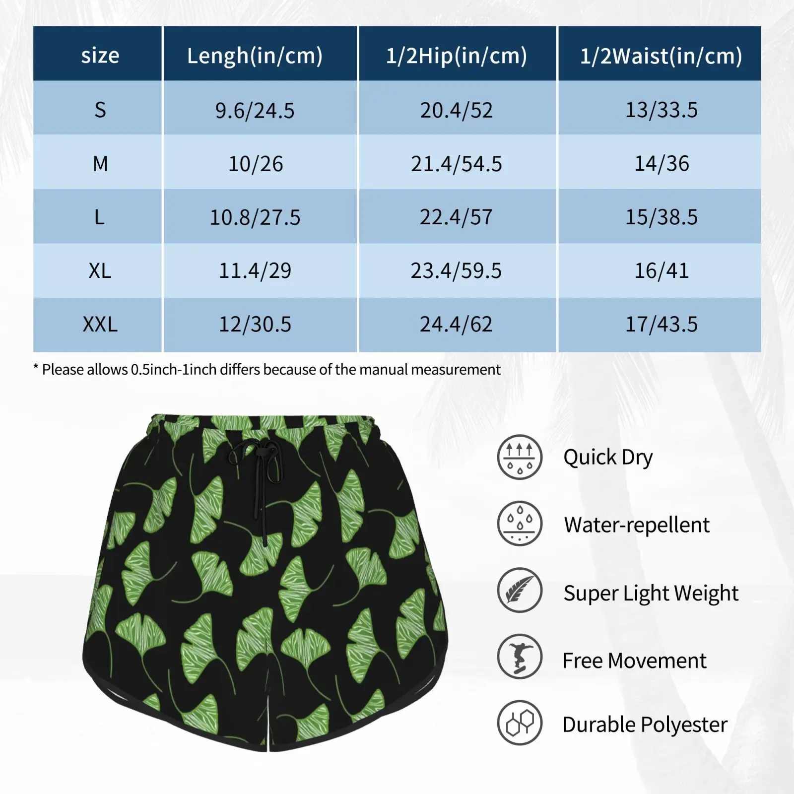 Artistic Black & Green Ginkgo Leaves Pattern Swim Shorts Women Beach Shorts Ginkgo Leaf Leaves Gingko Tree Trees Japan
Artistic Black & Green Ginkgo Leaves Pattern Swim Shorts Women Beach Shorts Ginkgo Leaf Leaves Gingko Tree Trees Japan