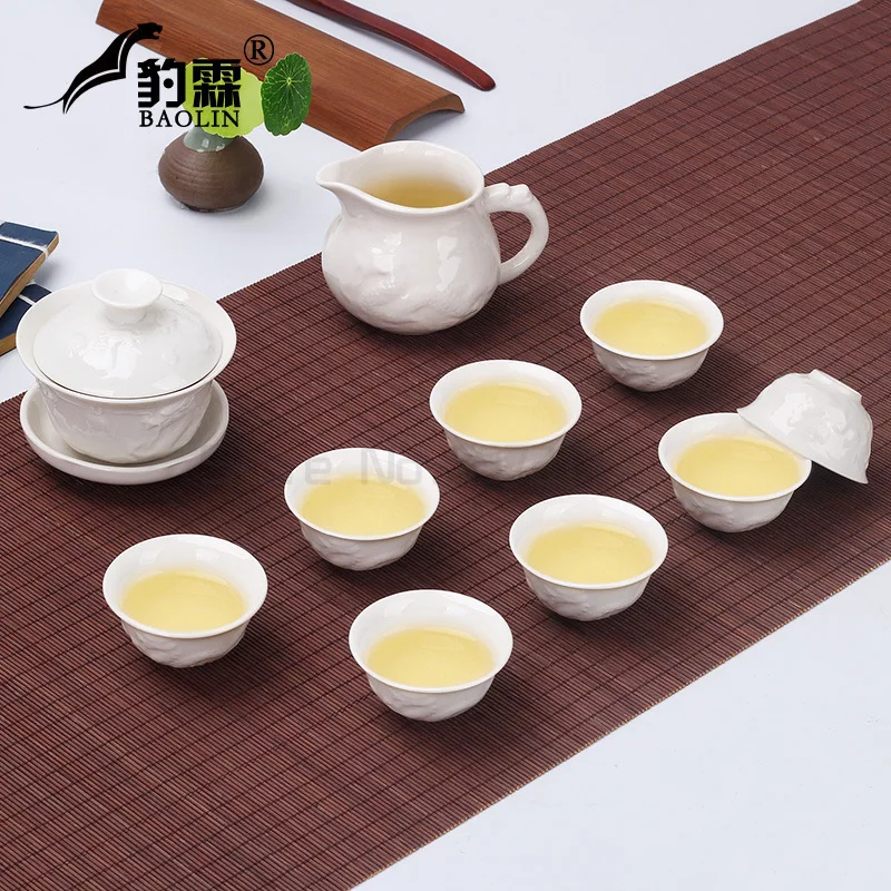 Chic Garden Kitchen Teapot Gongfu Dekoration Organizer Cucina Home Decoration Accessories Chinese China Tea Pot Teaware Set 
Chic Garden Kitchen Teapot Gongfu Dekoration Organizer Cucina Home Decoration Accessories Chinese China Tea Pot Teaware Set