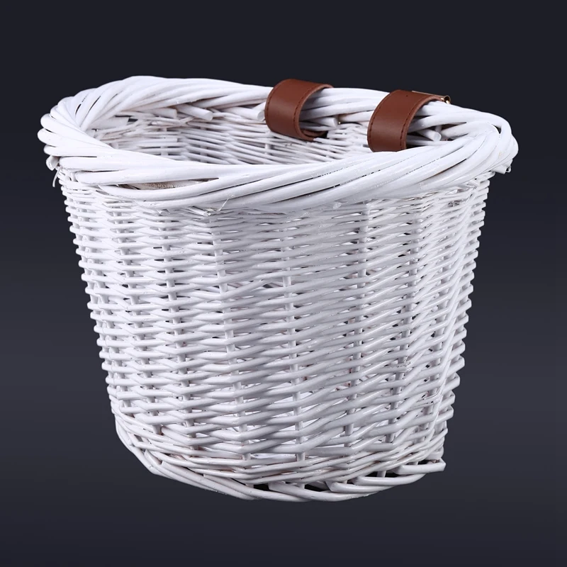Retro Bicycle Front Basket Wicker Bicycle Storage Basket Handmade Natural Rattan Bicycle Storage Basket White
Retro Bicycle Front Basket Wicker Bicycle Storage Basket Handmade Natural Rattan Bicycle Storage Basket White