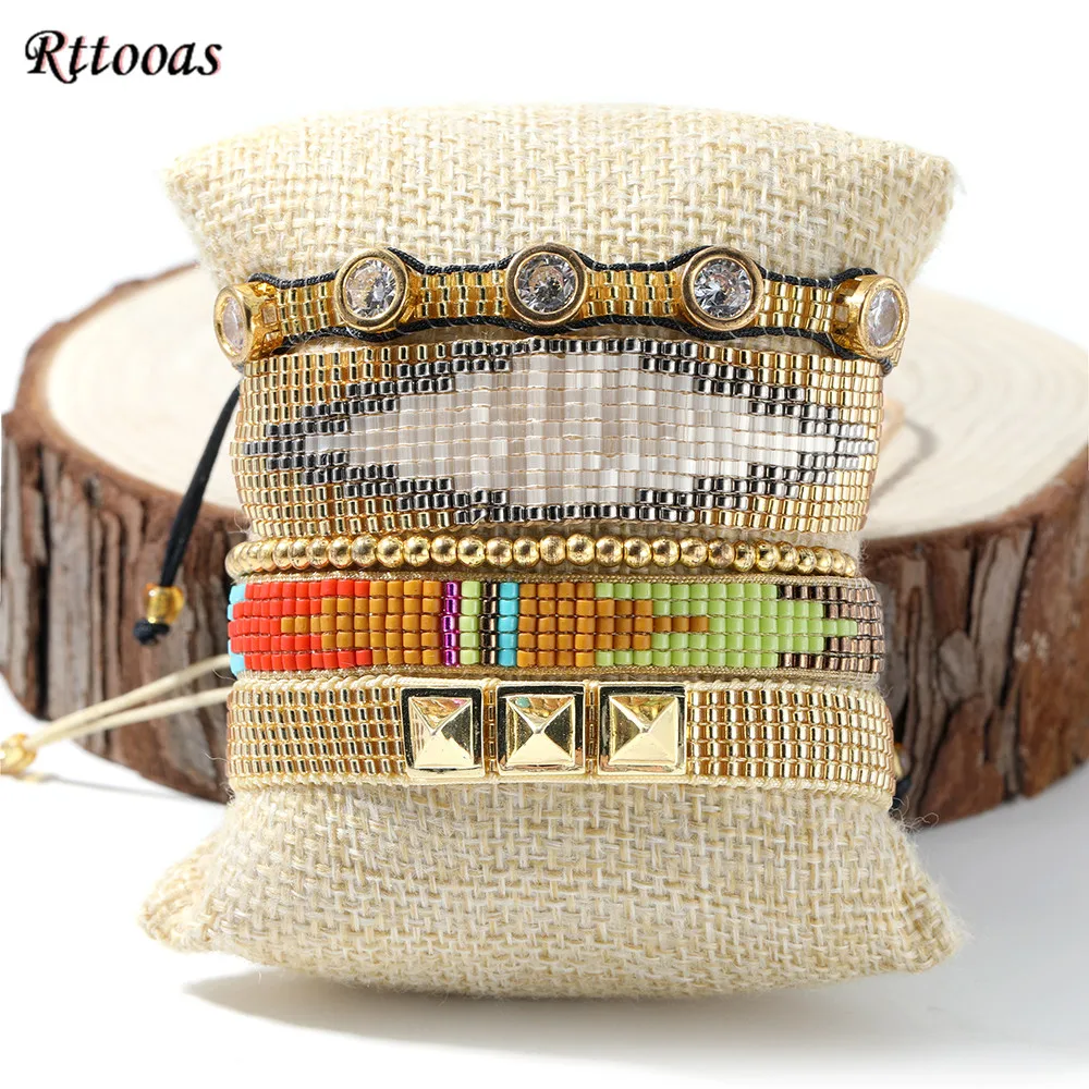Rttooas Fashion MIYUKI Beaded Bracelet Set For Women Bileklik Pulseras Mujer 2020 Handmade Woven Charm Bracelets Female Jewelry
Rttooas Fashion MIYUKI Beaded Bracelet Set For Women Bileklik Pulseras Mujer 2020 Handmade Woven Charm Bracelets Female Jewelry