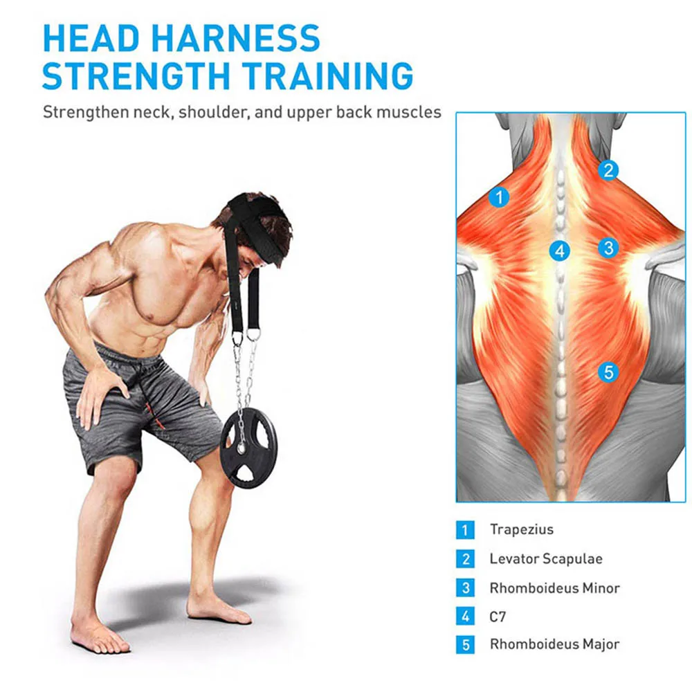 Neck Weight Lifting Grip Wrist Wraps Straps Head Harness Strengh Exercise Strap With Chain Adjustable Neck Power Training Belt
Neck Weight Lifting Grip Wrist Wraps Straps Head Harness Strengh Exercise Strap With Chain Adjustable Neck Power Training Belt