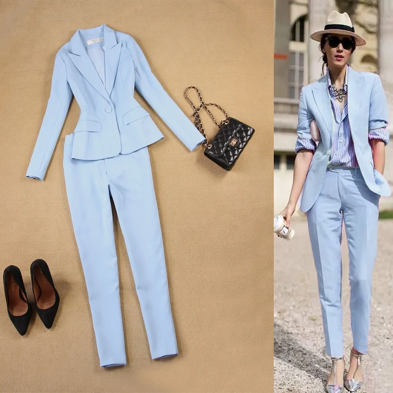 Women's Sets Spring and Autumn New Slim Simple Suit Pants Set two piece set women jacket
Women's Sets Spring and Autumn New Slim Simple Suit Pants Set two piece set women jacket