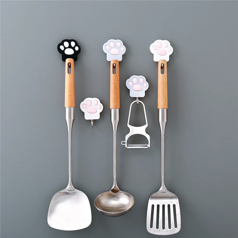 Wall Hook Creative Cat Claw Shaped Hook Super Glue Kitchen Bedroom Wall Door Bearing Glue Hook Cute Design Wall Decor Hanger
Wall Hook Creative Cat Claw Shaped Hook Super Glue Kitchen Bedroom Wall Door Bearing Glue Hook Cute Design Wall Decor Hanger