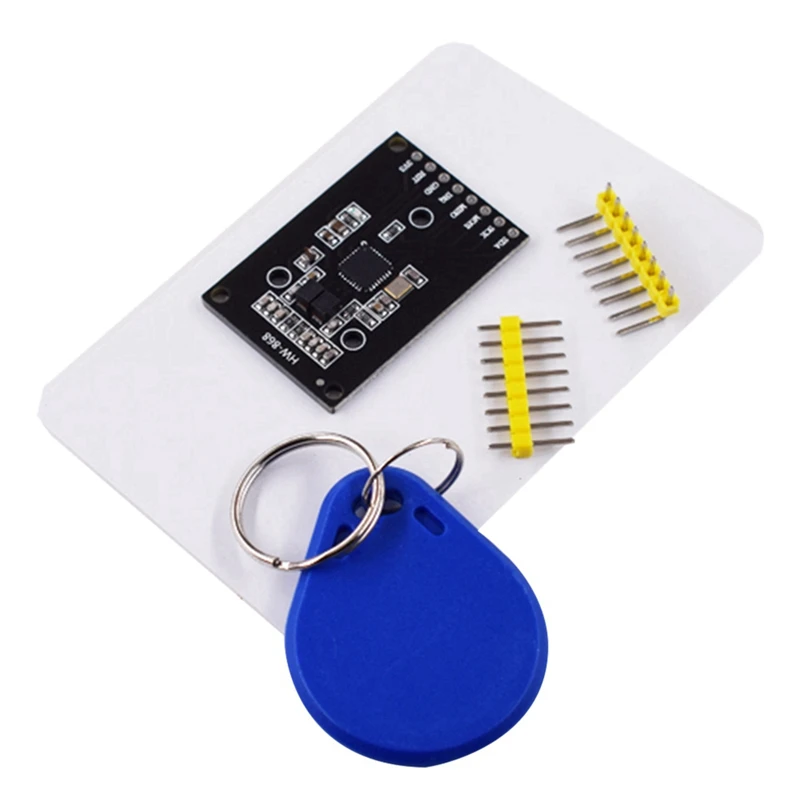 RC522 Mini RFID RF IC Card Induction Module SPI Non-Contact Reader Card Module 13.56MHZ with an IC Card 
RC522 Mini RFID RF IC Card Induction Module SPI Non-Contact Reader Card Module 13.56MHZ with an IC Card