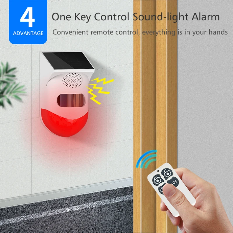 TUYA Smart Wifi Infrared Detector Wifi Alarm System Solar Siren Outdoor PIR Waterproof Wireless 433MHz Strobe Siren Smart Home
TUYA Smart Wifi Infrared Detector Wifi Alarm System Solar Siren Outdoor PIR Waterproof Wireless 433MHz Strobe Siren Smart Home