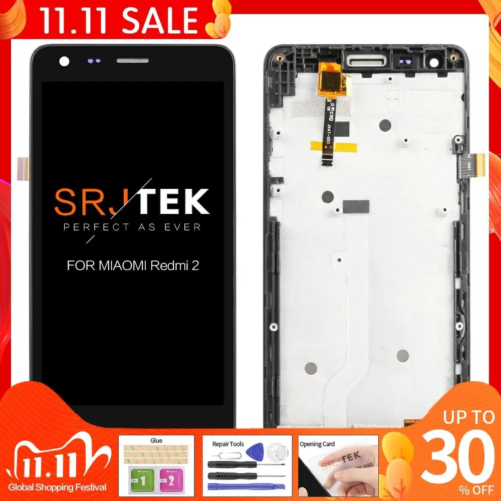 Оригинальный ЖК-дисплей IPS 4,7 дюйма для XIAOMI Redmi 2, ЖК-дисплей, сенсорный экран с рамкой для XIAOMI Redmi 2, сменный экран дисплея
Оригинальный ЖК-дисплей IPS 4,7 дюйма для XIAOMI Redmi 2, ЖК-дисплей, сенсорный экран с рамкой для XIAOMI Redmi 2, сменный экран дисплея