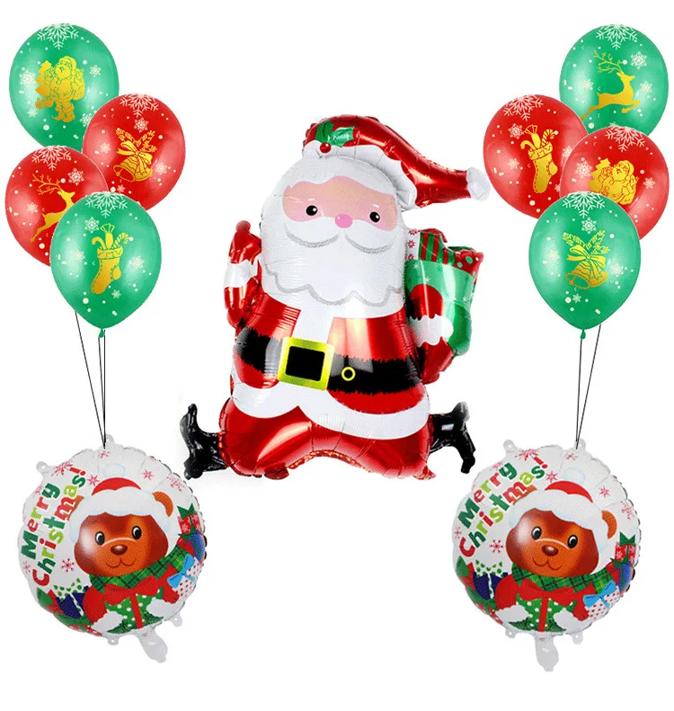 2021 new Santa Claus aluminum film balloons custom Christmas supplies atmosphere layout holiday balloon set
2021 new Santa Claus aluminum film balloons custom Christmas supplies atmosphere layout holiday balloon set
