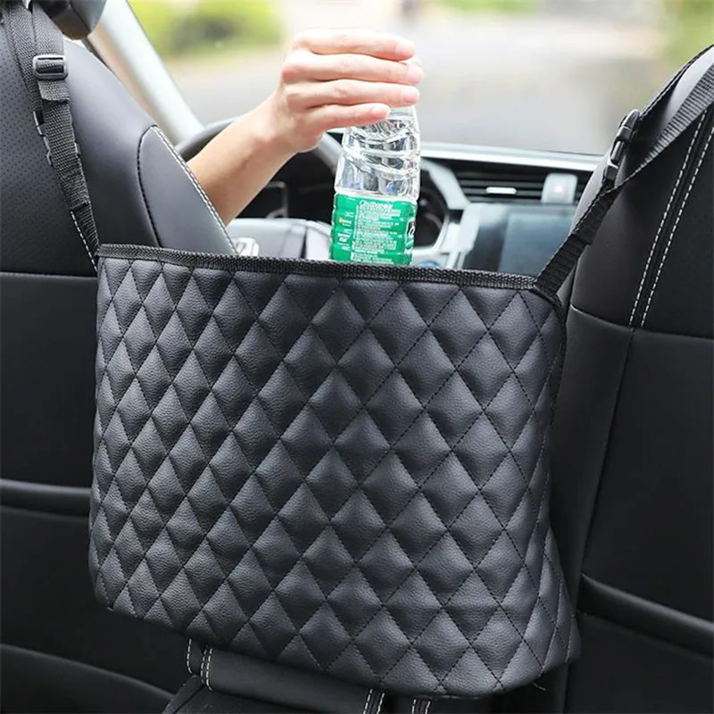 PU Leather Car Net Pocket Handbag Holder Seat Side Hanging Storage Bag Organizer Car Accessories Storage Bag
PU Leather Car Net Pocket Handbag Holder Seat Side Hanging Storage Bag Organizer Car Accessories Storage Bag