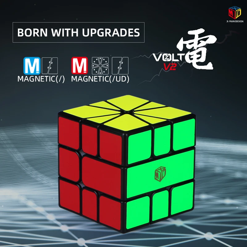 XMD SQ1 V2 QiYi Mofangge volt SQ-1V2 Magic Puzzle X-Man Design Qifa Square 1 Learning Educational Kids Toys Game
XMD SQ1 V2 QiYi Mofangge volt SQ-1V2 Magic Puzzle X-Man Design Qifa Square 1 Learning Educational Kids Toys Game