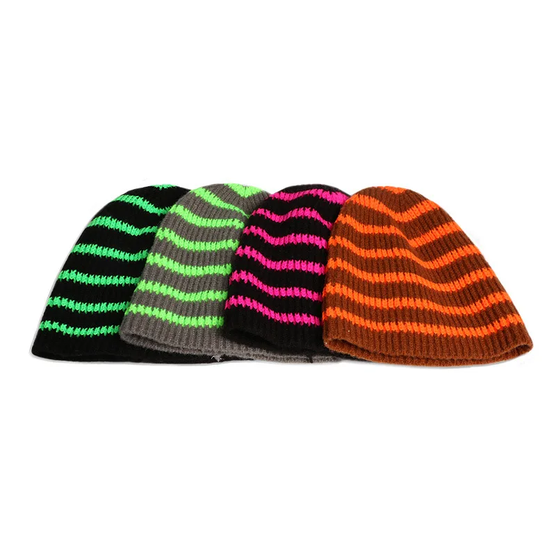 Children's Hats, Knitted Woolen Yarn, Boys and Girls Corrugated Striped Caps, Autumn and Winter New Warm Beanie Hats
Children's Hats, Knitted Woolen Yarn, Boys and Girls Corrugated Striped Caps, Autumn and Winter New Warm Beanie Hats