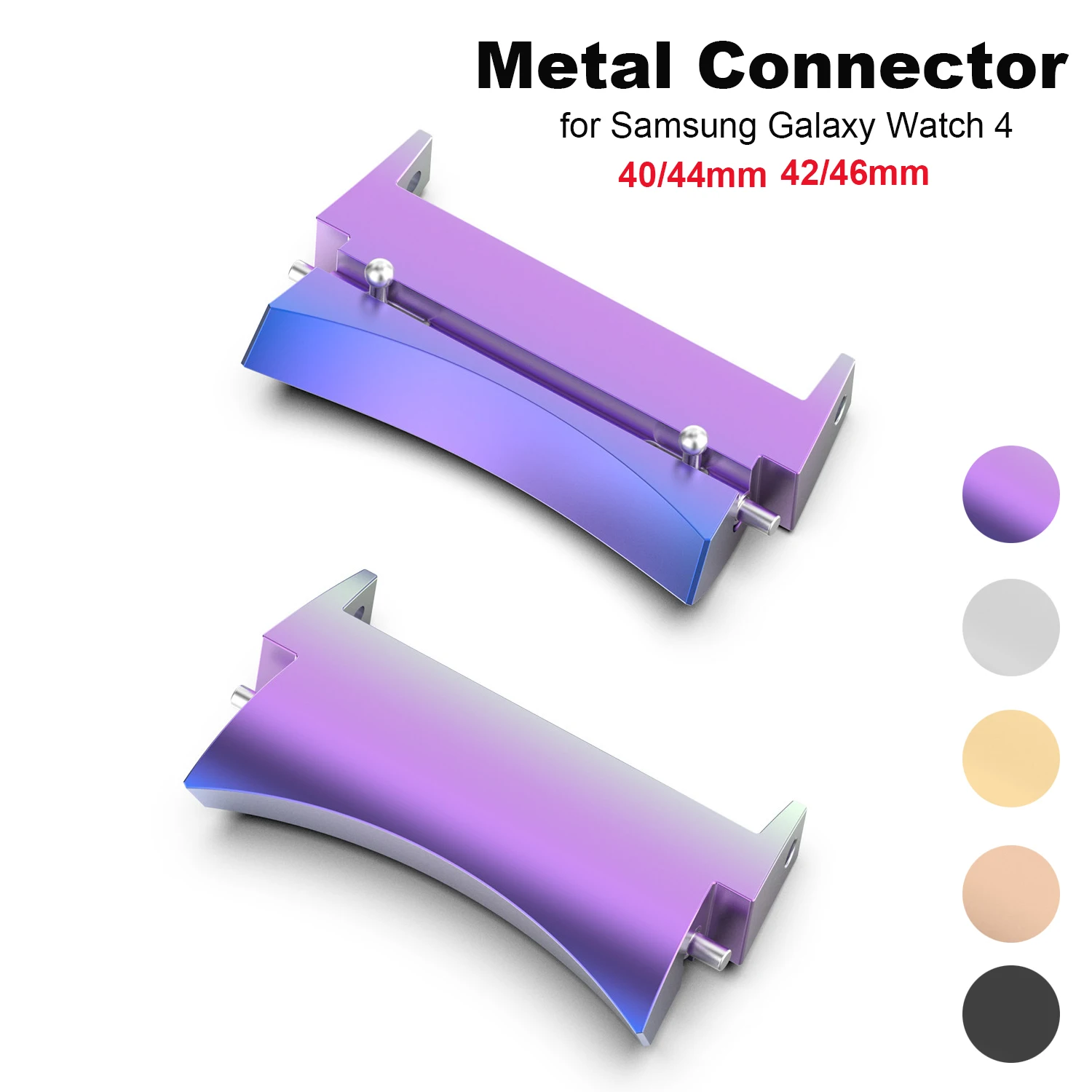 2pc Metal Connector for Samsung Galaxy Watch 4 40mm 44mm Stainless Steel Adapter for Samsung Galaxy Watch 4 Classic 42mm 46mm
2pc Metal Connector for Samsung Galaxy Watch 4 40mm 44mm Stainless Steel Adapter for Samsung Galaxy Watch 4 Classic 42mm 46mm
