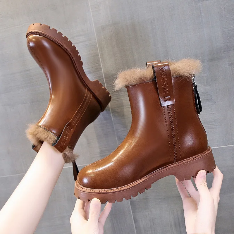 Женские ботинки на среднем каблуке, Зимние ботильоны на платформе с коротким плюшем, повседневные мотоциклетные ботинки, модная теплая обу...
Женские ботинки на среднем каблуке, Зимние ботильоны на платформе с коротким плюшем, повседневные мотоциклетные ботинки, модная теплая обу...