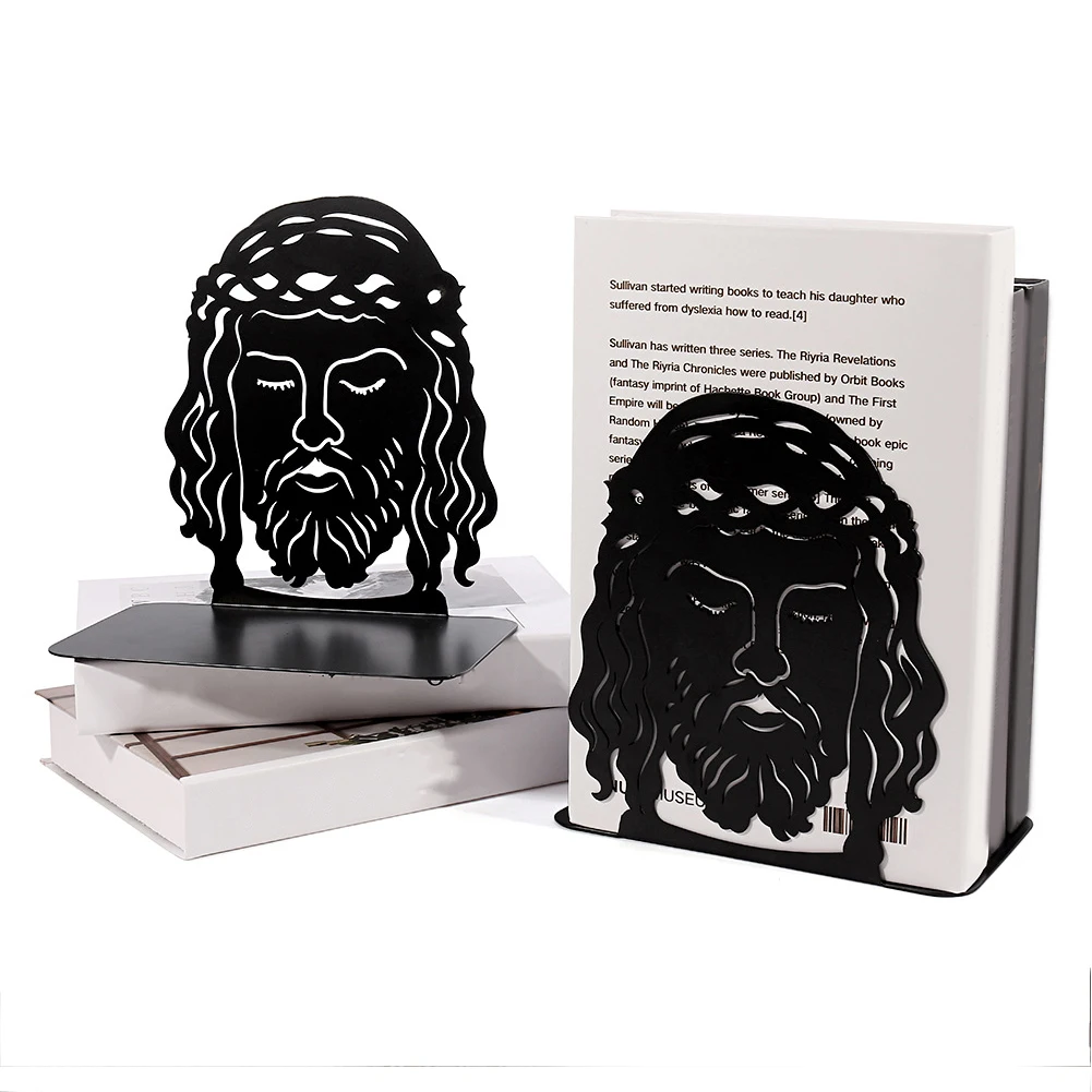 1pair Vintage Jesus Book End Stainless Steel Book Stand Desktop Office Home Decor Desk Storage Supplies Durable Gift #920
1pair Vintage Jesus Book End Stainless Steel Book Stand Desktop Office Home Decor Desk Storage Supplies Durable Gift #920
