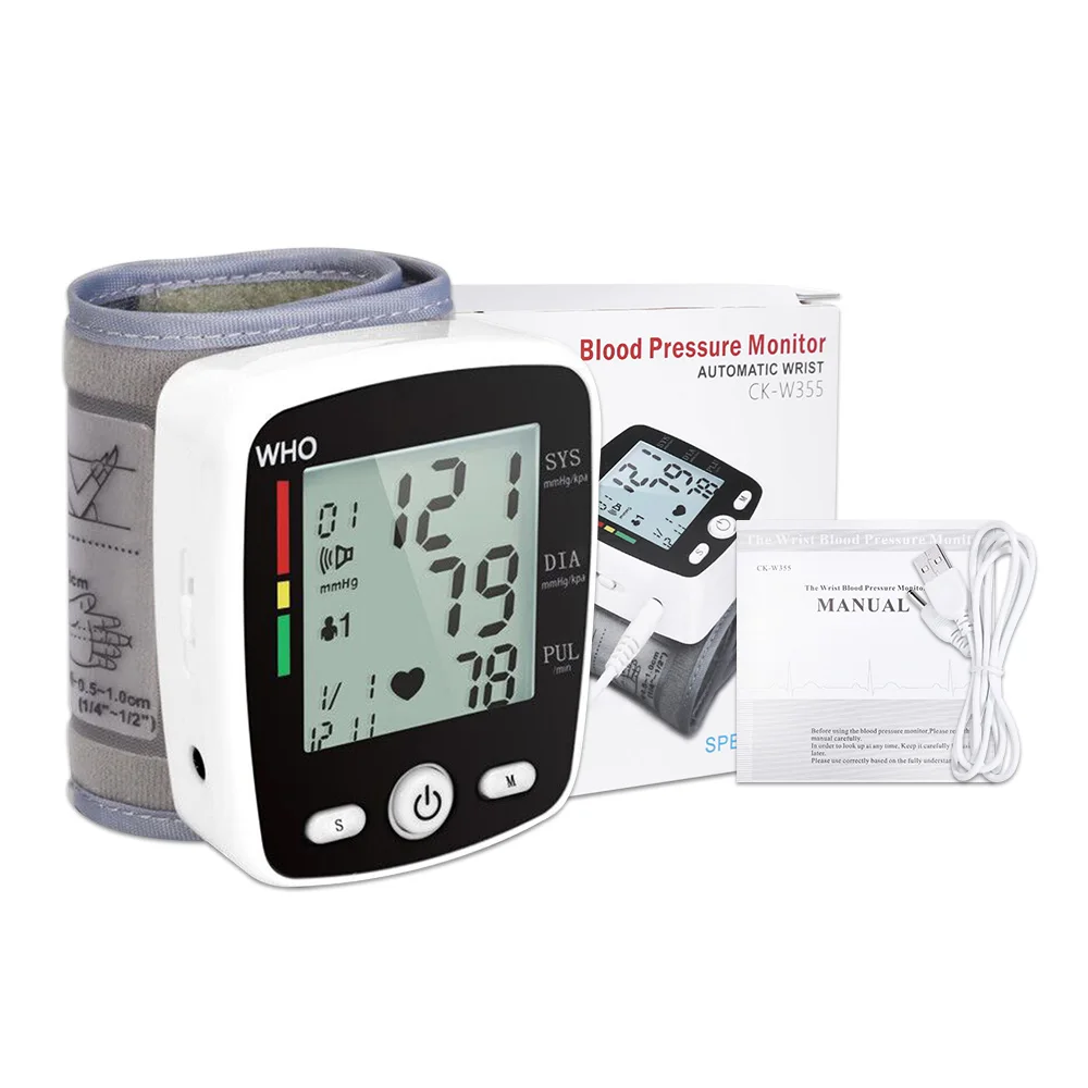 Eenlish&Russian Voice Arm Blood Pressure Monitor Tensiometer Automatic Wrist Tonometer Pressure Tanometer Heart Rate Monitor
Eenlish&Russian Voice Arm Blood Pressure Monitor Tensiometer Automatic Wrist Tonometer Pressure Tanometer Heart Rate Monitor