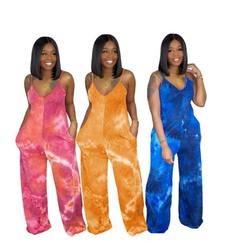 ZKYZWX Sexy Tie Dye Off Shoulder Jumpsuit Sleeveless Pocket Birthday Outfit for Women Summer Clothes One Piece Night Club Romper 
ZKYZWX Sexy Tie Dye Off Shoulder Jumpsuit Sleeveless Pocket Birthday Outfit for Women Summer Clothes One Piece Night Club Romper