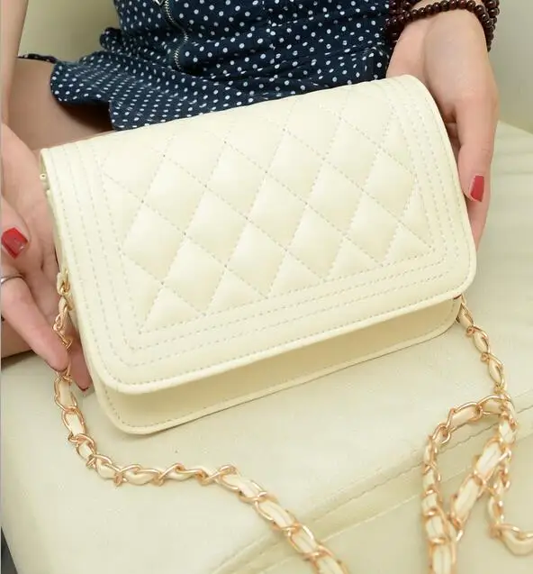 Lozenge Fashion handbags High quality PU leather Women bag Sweet girl chain small square package Lattice shoulder Female bag
Lozenge Fashion handbags High quality PU leather Women bag Sweet girl chain small square package Lattice shoulder Female bag