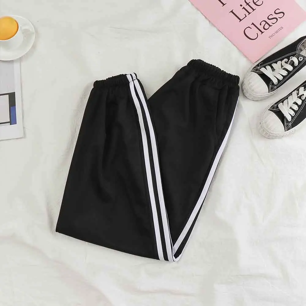 Black Vintage Streetwear Pants Female Pants Baggy High Fashion Womens Clothing 2021 Striped Track Pants Trousers Joggers Korean
Black Vintage Streetwear Pants Female Pants Baggy High Fashion Womens Clothing 2021 Striped Track Pants Trousers Joggers Korean