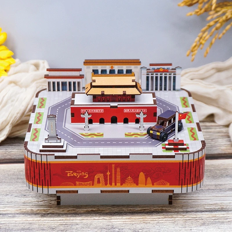 DIY Clockwork Type Music Box Toys 3D Wooden Puzzle Game Music Toys Assembly Popular Gift For Children Kids Birthday Home Decort
DIY Clockwork Type Music Box Toys 3D Wooden Puzzle Game Music Toys Assembly Popular Gift For Children Kids Birthday Home Decort