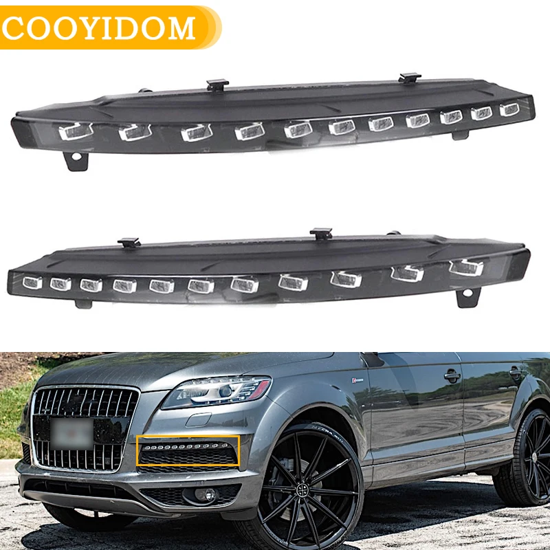 Автомобильный DRL водонепроницаемый 12V Светодиодный светильник дневного света функция сигнала поворота динамический белый желтый для Audi Q7 ...
Автомобильный DRL водонепроницаемый 12V Светодиодный светильник дневного света функция сигнала поворота динамический белый желтый для Audi Q7 ...
