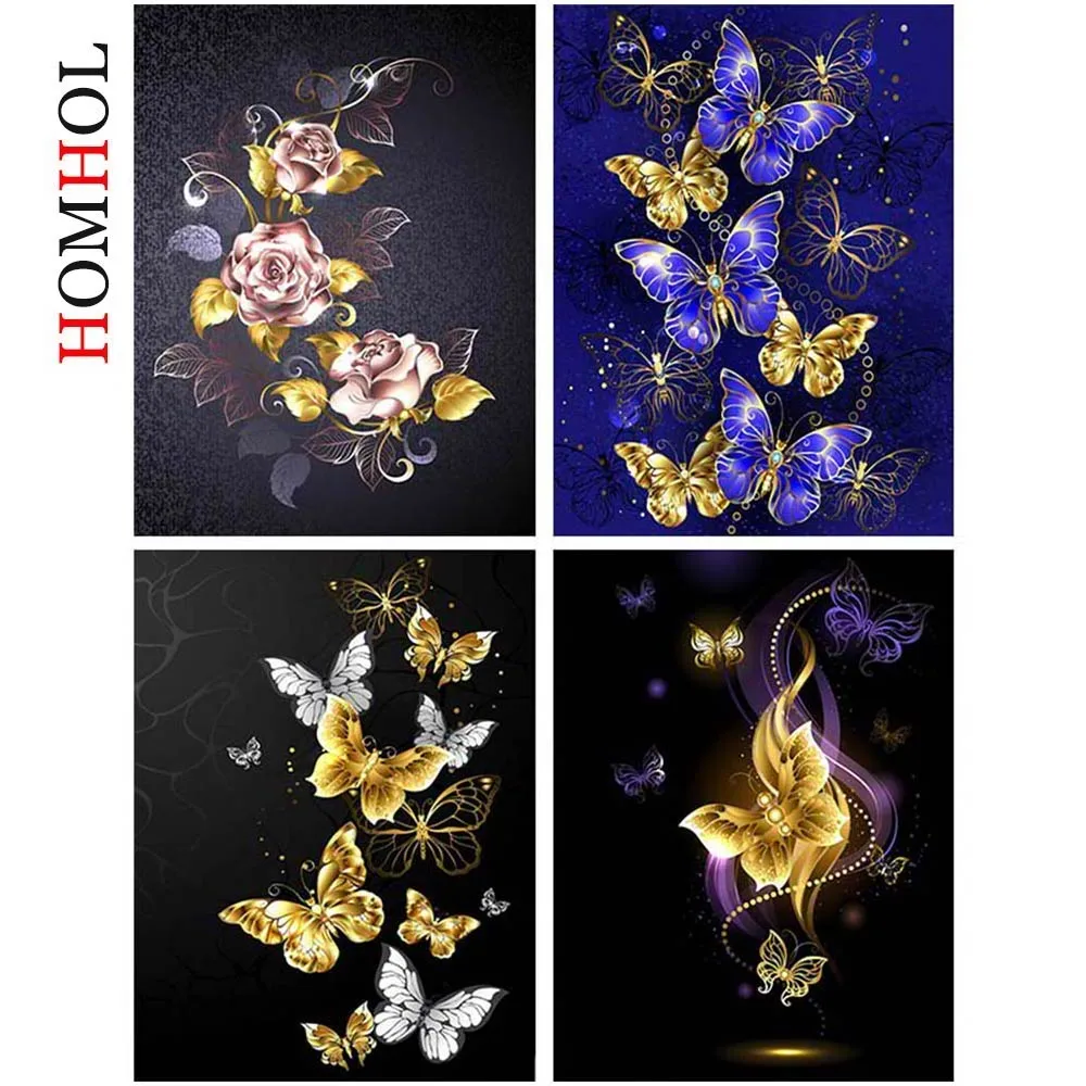 5D DIY Diamond Painting Golden Butterfly Diamond Embroidery Sale Animals Rhinestones Picture Cross Stitch Mosaic Kit Home Decor
5D DIY Diamond Painting Golden Butterfly Diamond Embroidery Sale Animals Rhinestones Picture Cross Stitch Mosaic Kit Home Decor