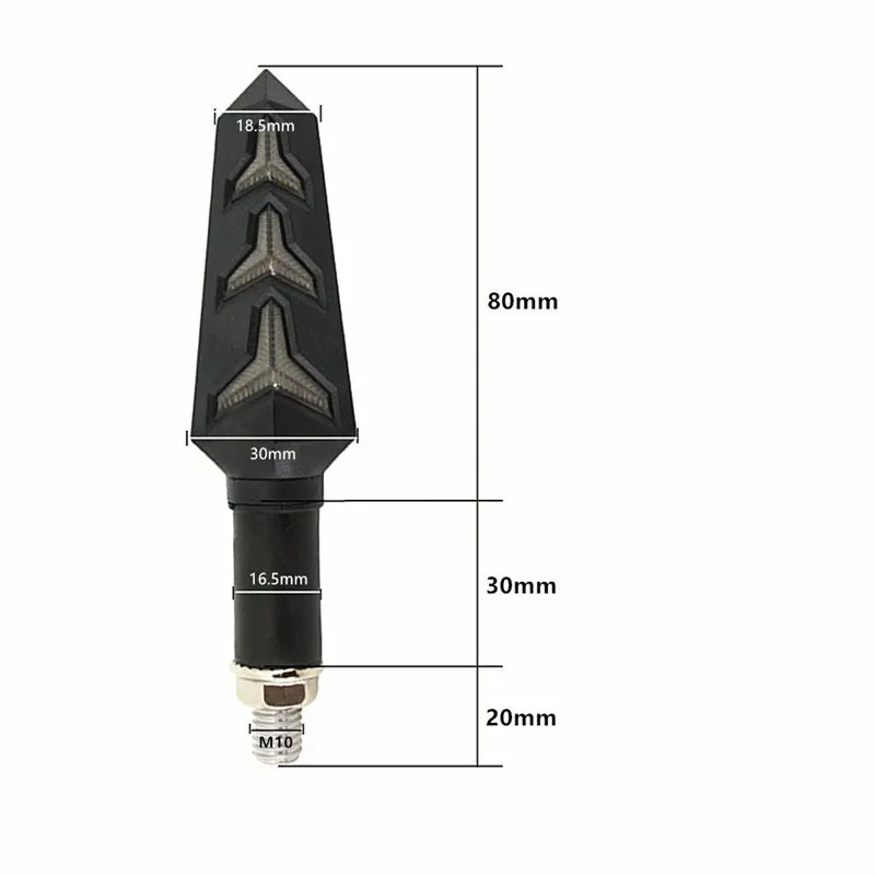 2Pcs Motorcycle LED Turn Signal Lamp Sequential Amber Shock Resistant Low Energy Consumption Flowing LED Indicator Lights#296158
2Pcs Motorcycle LED Turn Signal Lamp Sequential Amber Shock Resistant Low Energy Consumption Flowing LED Indicator Lights#296158
