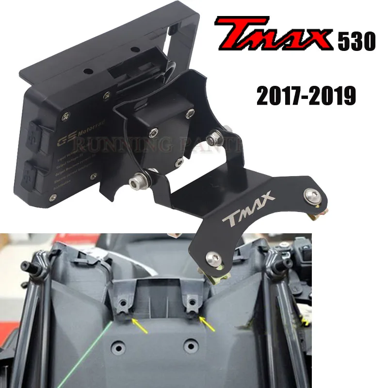 Кронштейн для GPS навигации держатель телефона кронштейн YAMAHA TMAX T MAX 530 2017 2019 2018