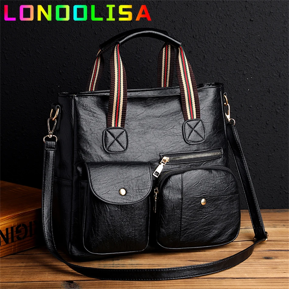 Fashion Leather Handbags for Women 2021 Luxury Handbags Women Bags Designer Large Capacity Tote Bag Shoulder Bags for Women Sac 
Fashion Leather Handbags for Women 2021 Luxury Handbags Women Bags Designer Large Capacity Tote Bag Shoulder Bags for Women Sac
