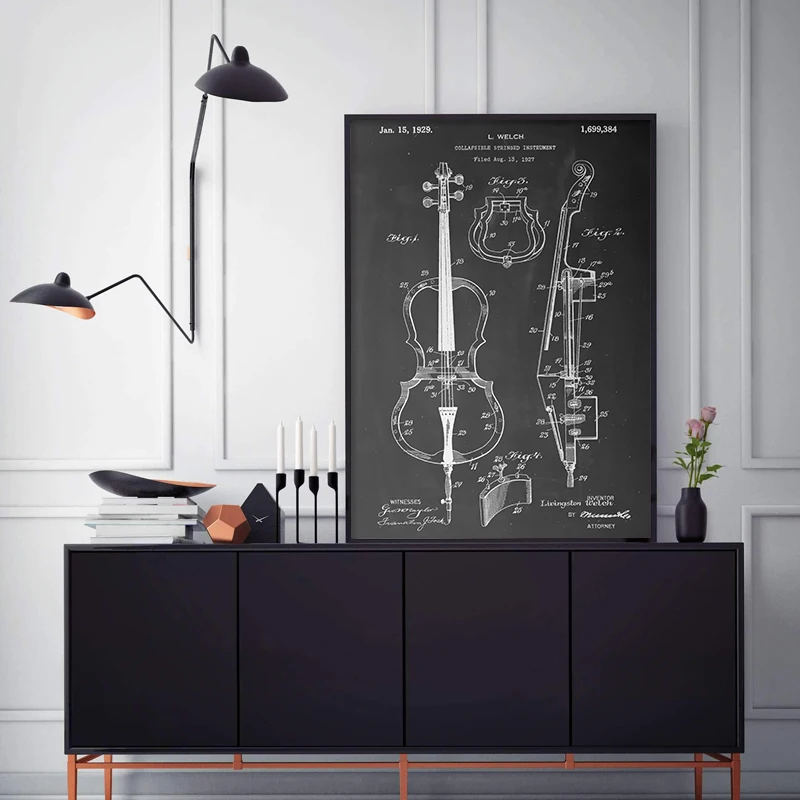 Saxophone Clarinet Patent Vintage Poster Print Musical Instrument Blueprint Picture Wall Art Canvas Painting Music Room Decor
Saxophone Clarinet Patent Vintage Poster Print Musical Instrument Blueprint Picture Wall Art Canvas Painting Music Room Decor