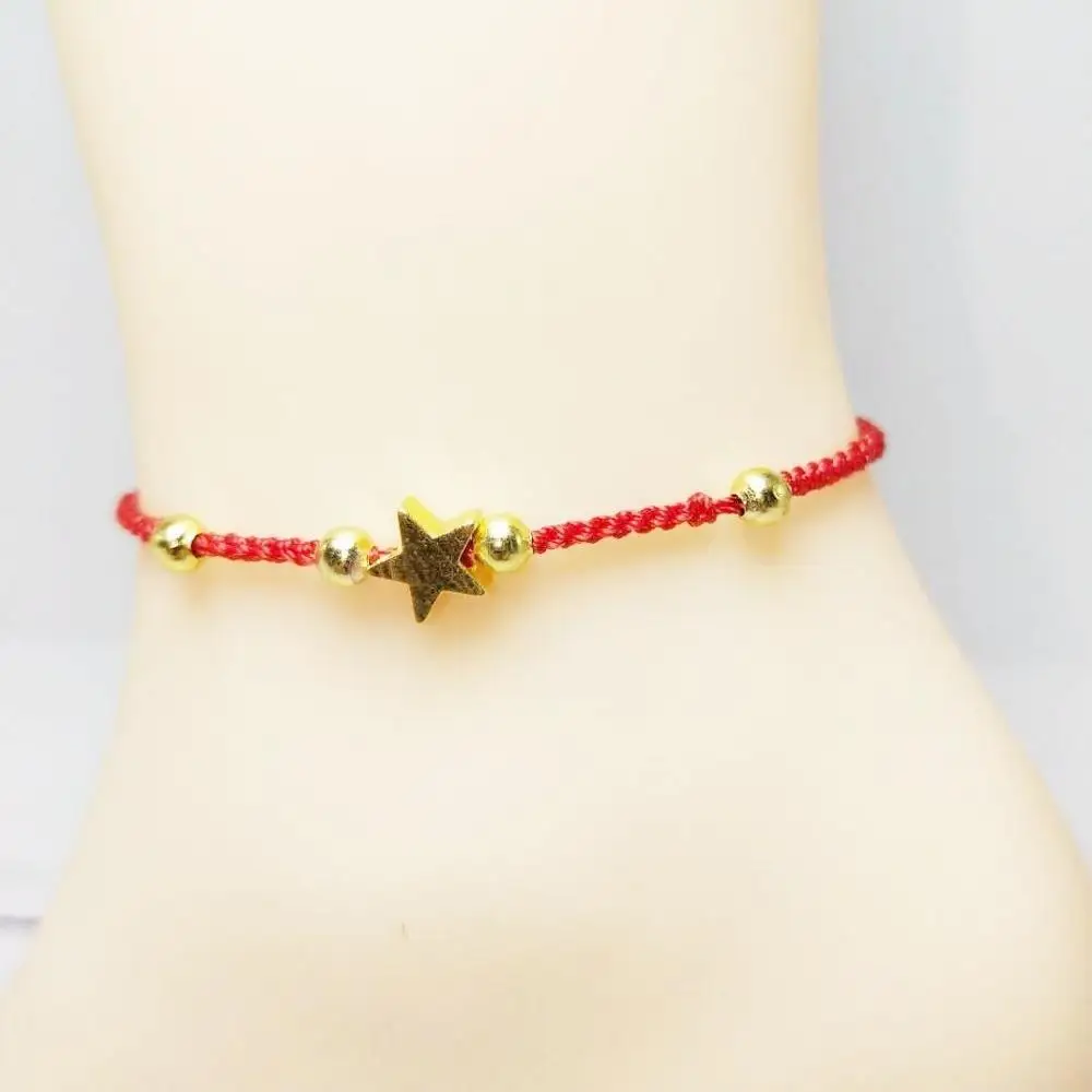 New hand woven Red Rope Bracelet Fashion Japanese and Korean gold beads love bracelet for male and female students
New hand woven Red Rope Bracelet Fashion Japanese and Korean gold beads love bracelet for male and female students