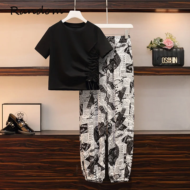 Спортивная одежда, Женский костюм большого размера, футболка, укороченный топ и брюки с газетами, спортивный костюм из двух предметов, подхо...
Спортивная одежда, Женский костюм большого размера, футболка, укороченный топ и брюки с газетами, спортивный костюм из двух предметов, подхо...