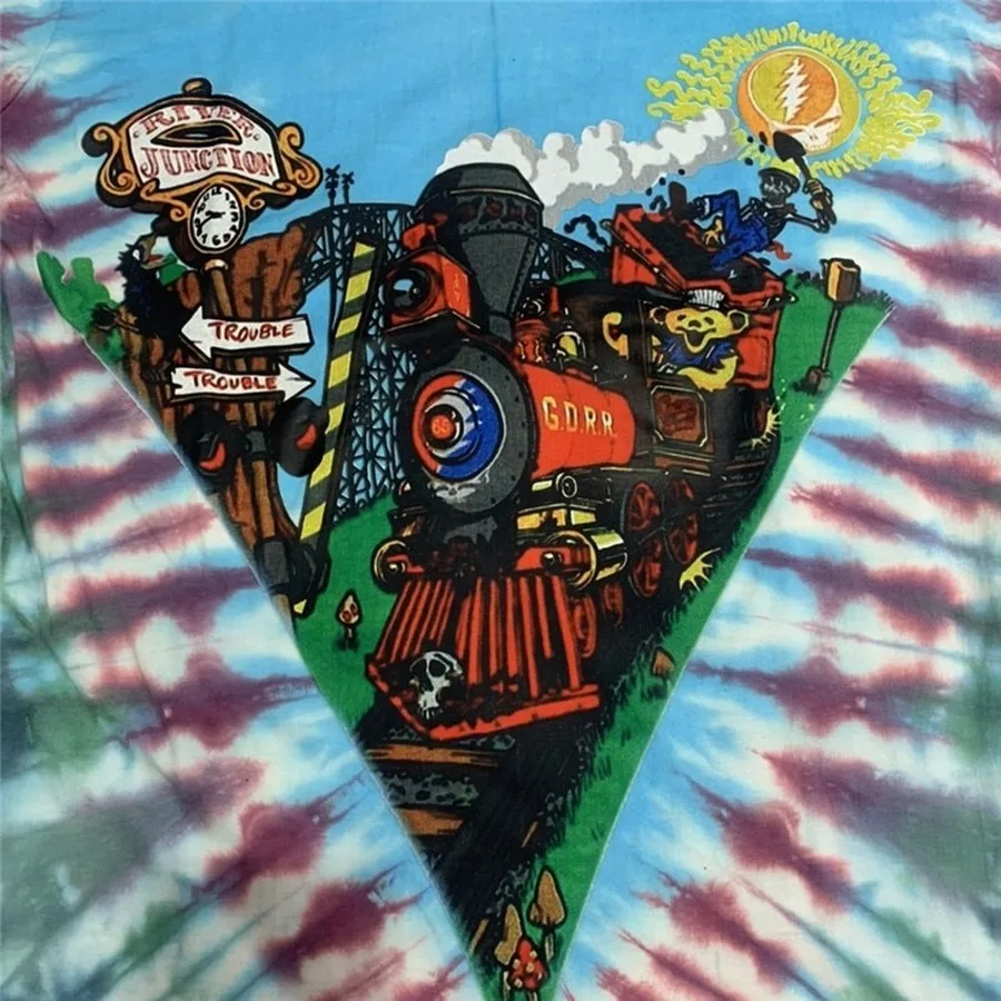 Tie Dyed Travis Scott Cactus Jack Long Sleeve T-shirts Men Women Bear Train Printing Top Tees clothing
Tie Dyed Travis Scott Cactus Jack Long Sleeve T-shirts Men Women Bear Train Printing Top Tees clothing