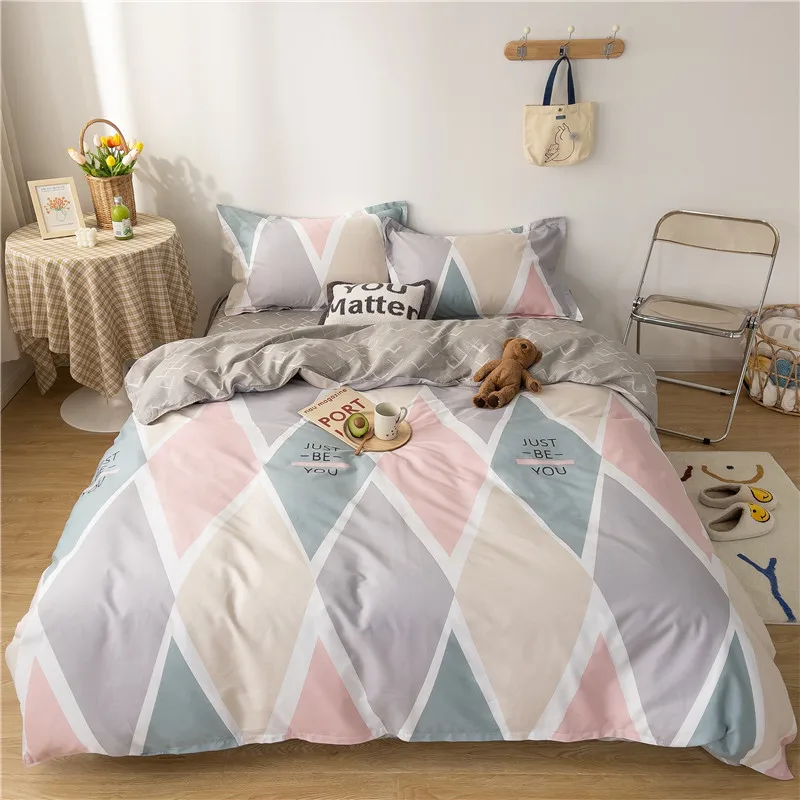 Pure Cotton Printing Duvet Covers Modern Bedclothes Bedding Set 3/4PCS Size Single Double Queen King Quilt Cover
Pure Cotton Printing Duvet Covers Modern Bedclothes Bedding Set 3/4PCS Size Single Double Queen King Quilt Cover